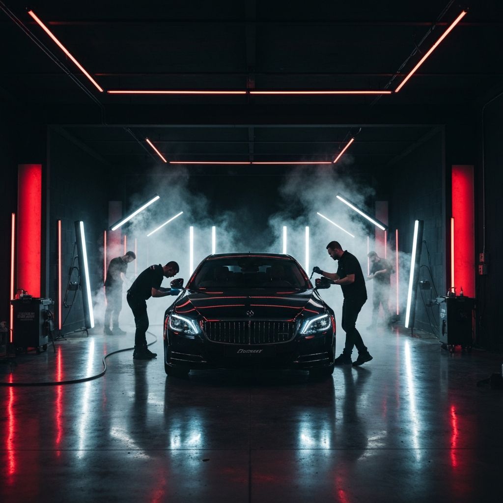 Premium car detailing studio